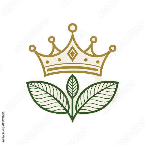 golden crown vector