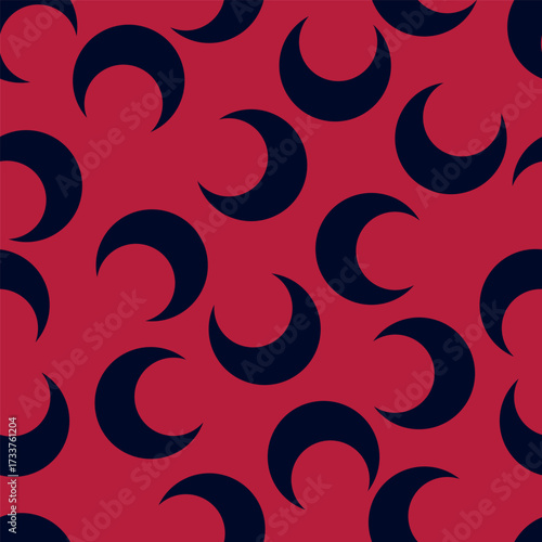 Modern geometric abstract pattern design with simple geometrical shapes and basic colorful forms. Great for use in poster arts, web design, branding presentation, album print, fashion texture and etc.