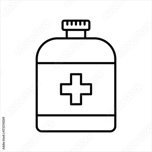 Soap Bottle Icon Design Elements Illustration