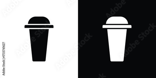 Togo Cup icon illustration element design. black glyph icons