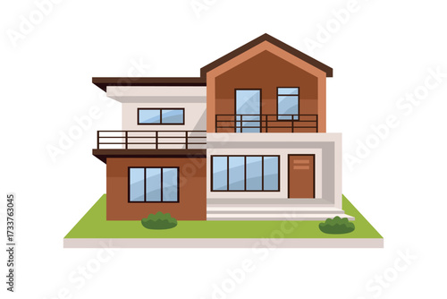 Modern House Architecture. Modern Residential Architecture Design. Modern House Architecture.
