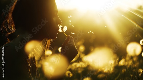 Dandelion, seed, wind,child, woman, summer, flower, nature, dandelion, beauty...