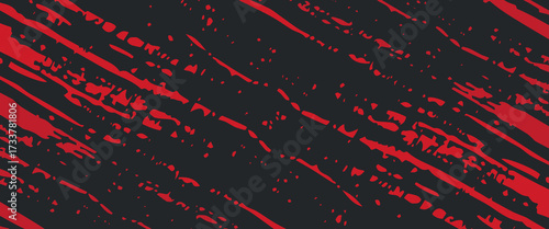 Background, contrast red and black color abstract template for business design. Technology style. You can use it for advertising, sports posters, templates, business presentations. Vector illustration
