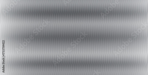 Soft grey frosted acrylic with a wavy reeded surface and white ribbed glass texture. Fluted door window close-up design gives an airy, delicate look. Modern glassy background vector illustration style