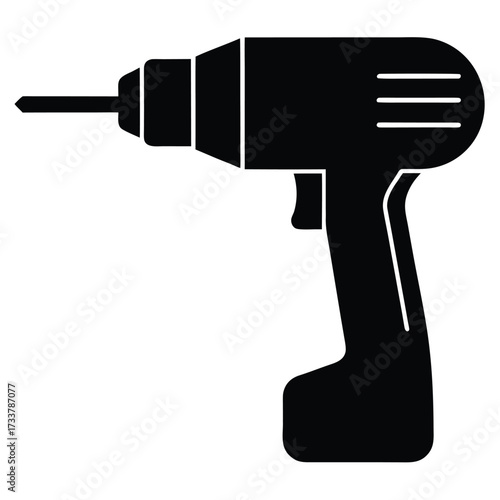 Electric Drill Background Icon