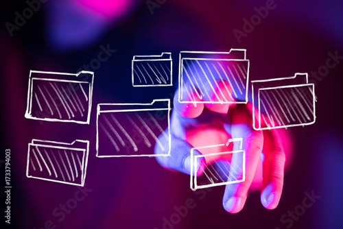 Abstract image depicting da...