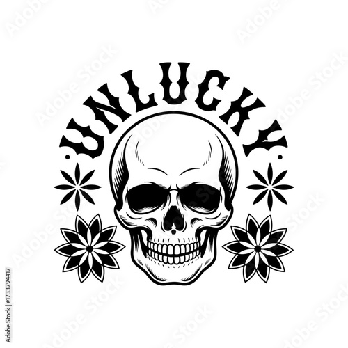 Skull and Vintage Tattoo T-shirt Vector Designs and Edgy, Punk-Inspired Graphics & Retro Tattoo Illustrations for Custom Graphic Tees-01