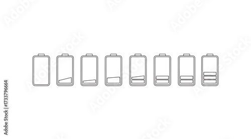 Vector art of battery level