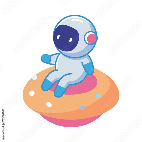 Adobe Illustrator Artwork Cartoon astronaut 
