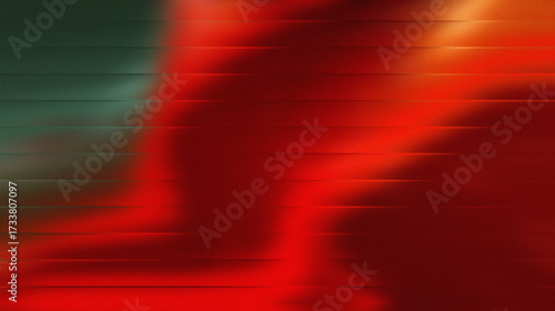Red Orange Green Abstract Background – Horizontal Gradient Motion Blur Texture Art Design