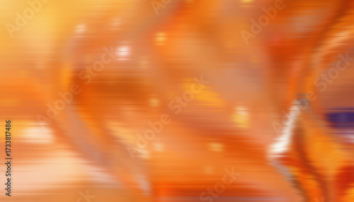 Orange Red Abstract Background – Wavy Gradient Blur Motion Texture Glow Art Design. abstract motion background