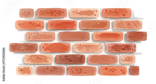 Background of Colored Brick
