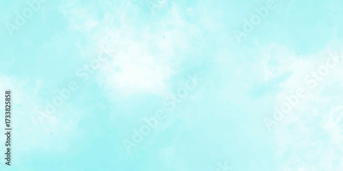 cloudy sky with color and white clouds filling the frame in an artistic watercolor painting style clouds background.