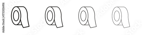 Tape icon collection. Line vector sign, symbol for web and mobile