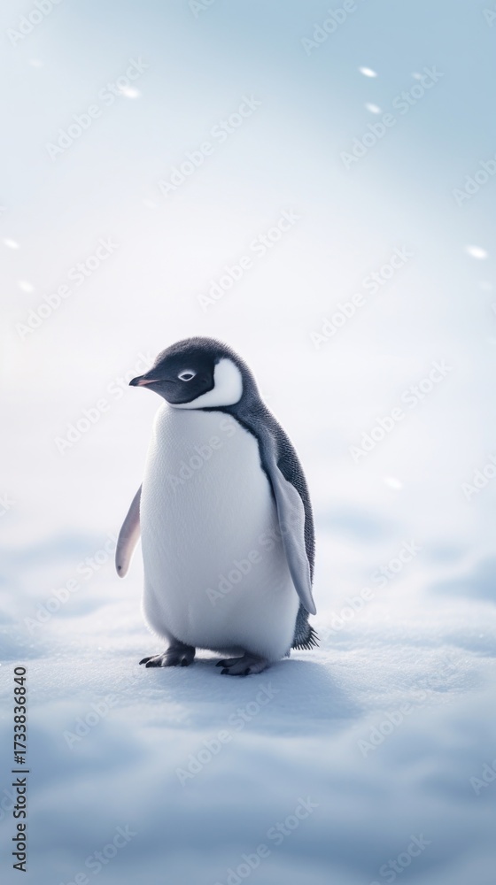 Obraz premium A penguin animal bird wildlife.
