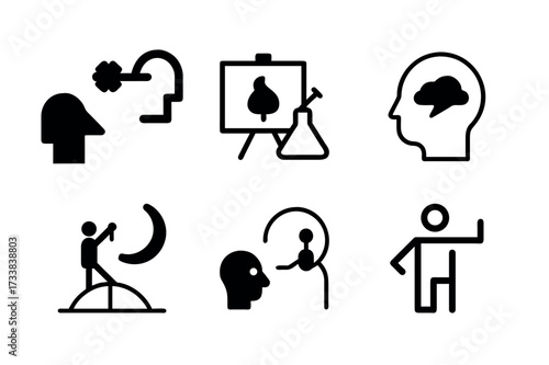 Law and justice icon set vector illustration