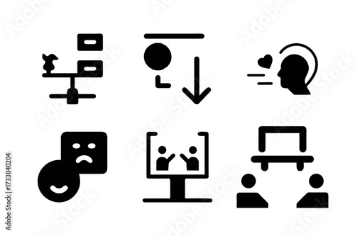 music icons set for web and design usage