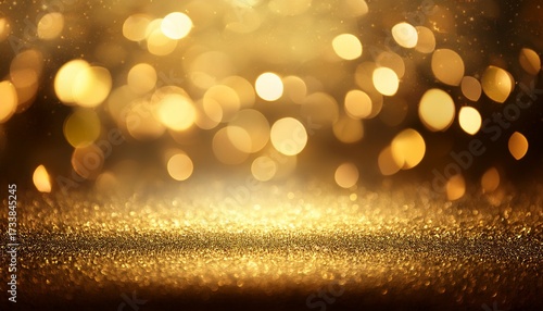 Gold Bokeh Awards Glamour Background