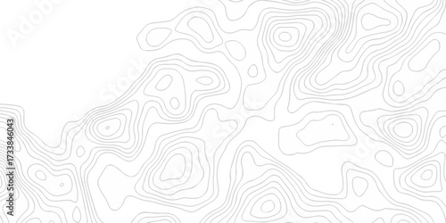 Abstract background with a wave grid map and topography map and seamless pattern with lines White wave paper curved reliefs abstract background, Abstract topographic contours map background.	
