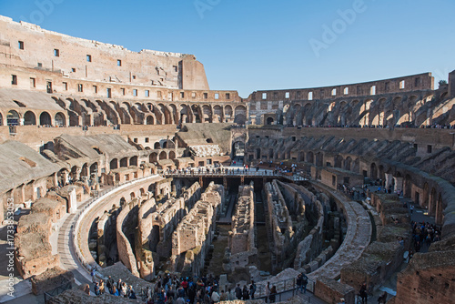 Wallpaper Mural Architectural detail in the interior of the Colosseum in Rome Torontodigital.ca