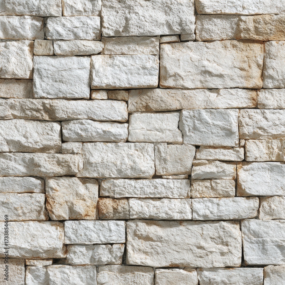 Fototapeta premium A Textured Stone Wall: A Close-Up View of a Durable Surface, ideal for backgrounds and textures.