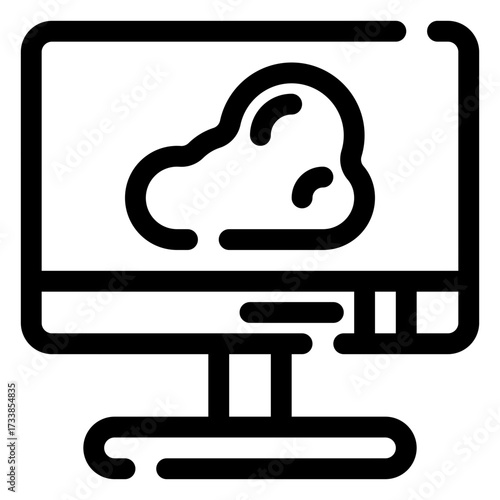 Cloud computing icon
