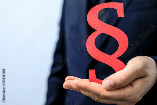 Image of a businessman hold...