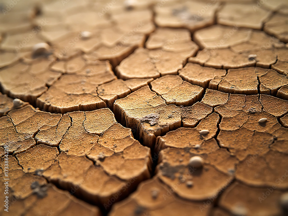 Fototapeta premium Abstract Cracked Earth
