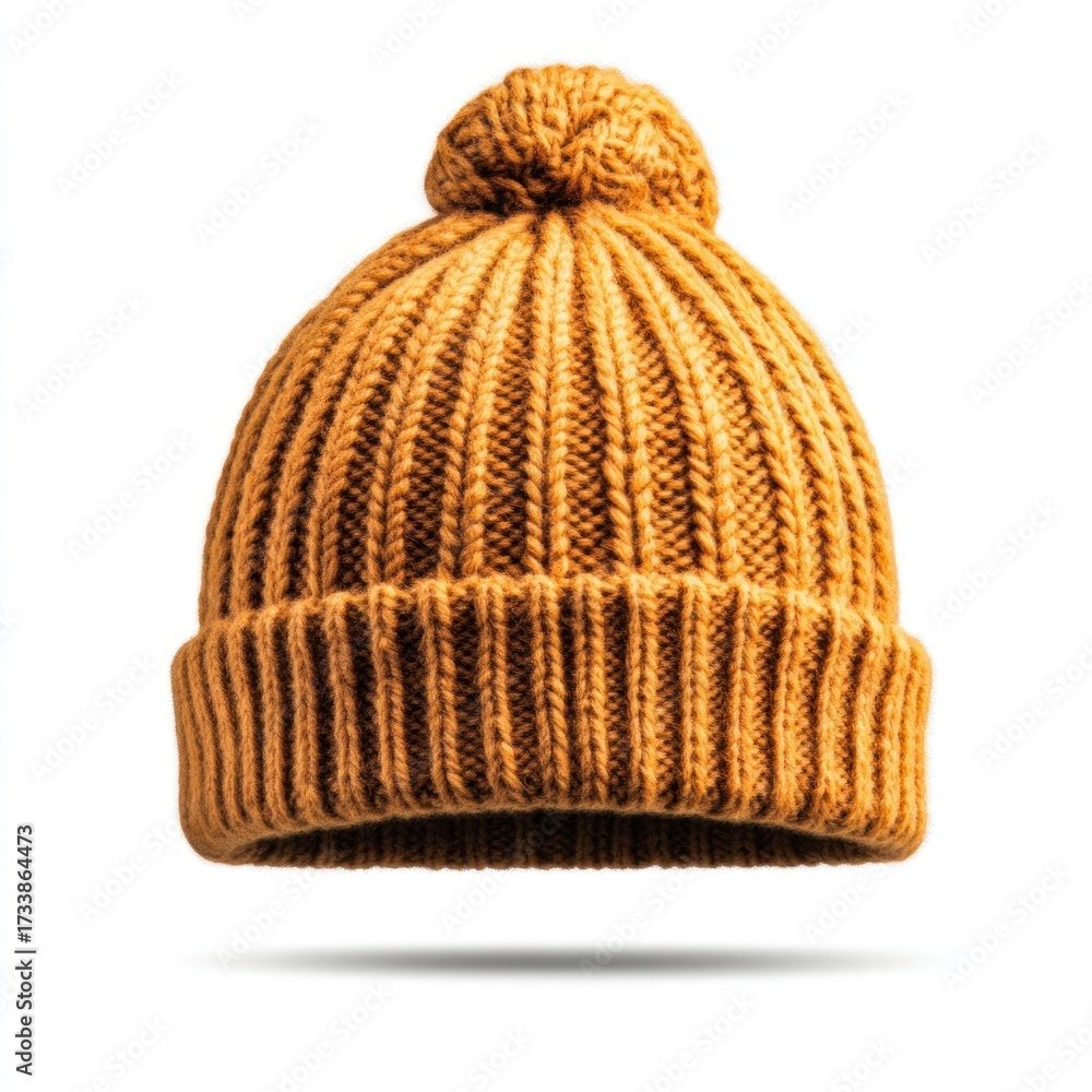 Fototapeta premium Wool beanies hat winter cap comfortable.