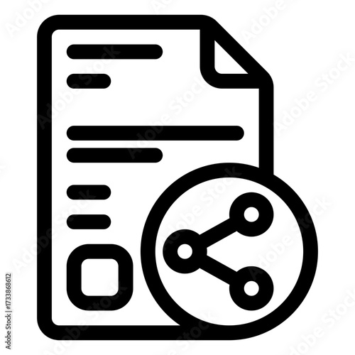 Sharing content icon