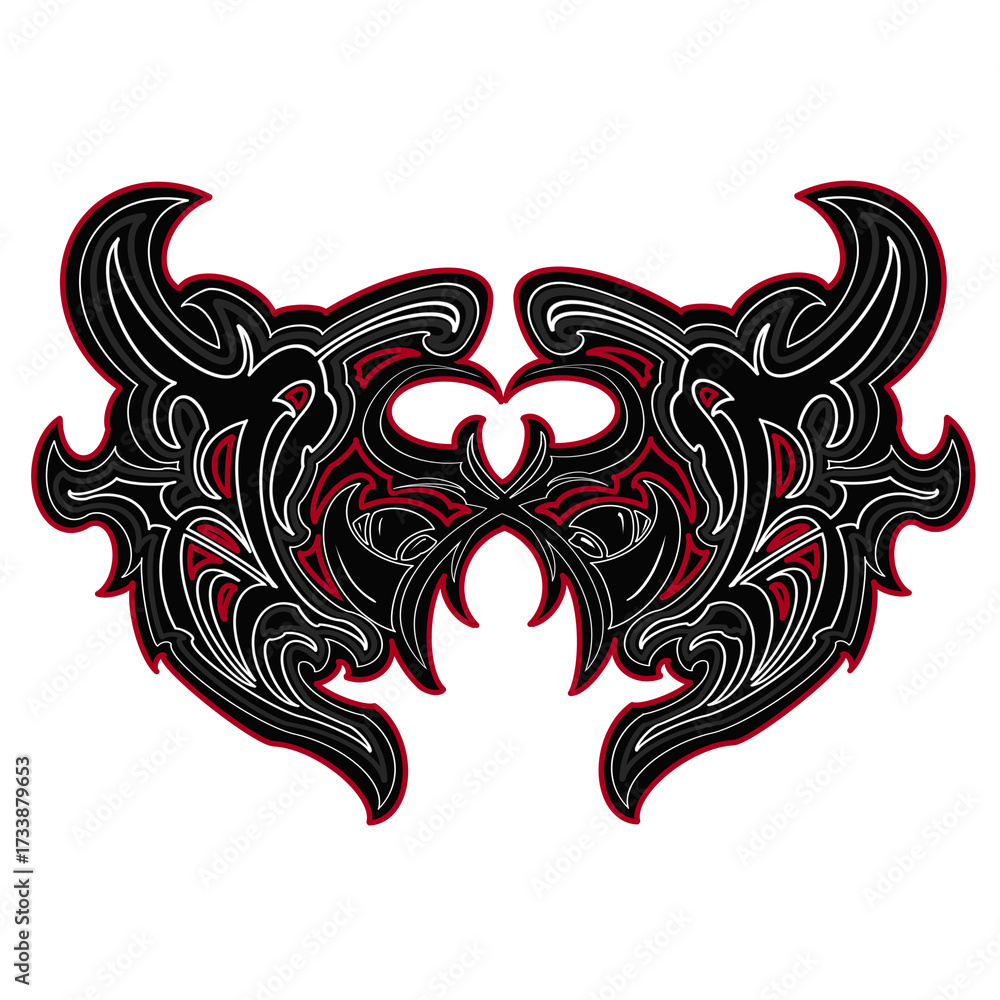 Fototapeta premium Font chicano + Thai character