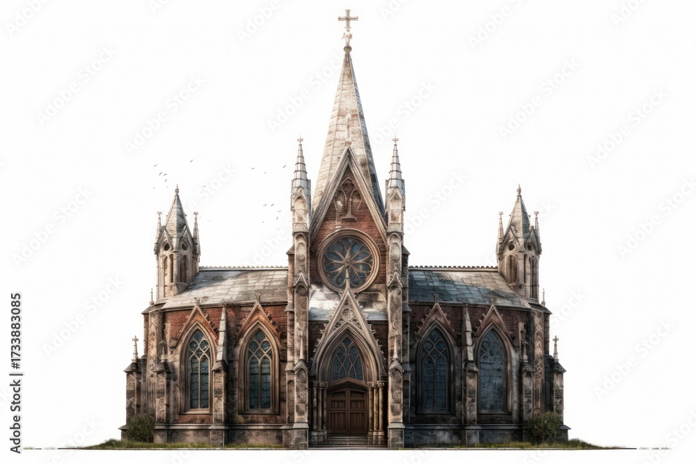 Obraz premium Architecture building steeple church.