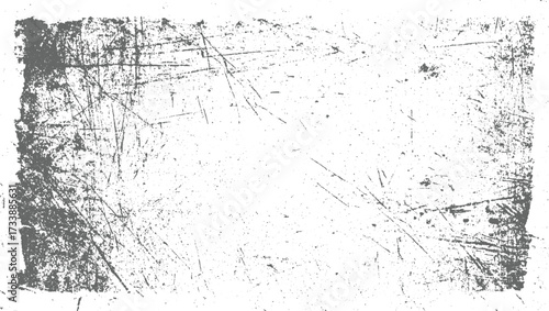 Abstract White and Black Grunge Concrete Wall Texture with Cracks and Scratches, Distressed Grain with Subtle Grunge Effect Dust Particle Grain Texture Overlay Old Dirt Pattern on whit background.