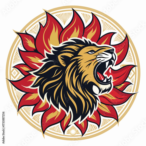 A dark-skinned king with a golden crown holds a molten sphere surrounded by smoke.