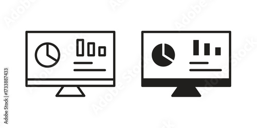 Dashboard icon. flat and stroke style Collection. simple symbol