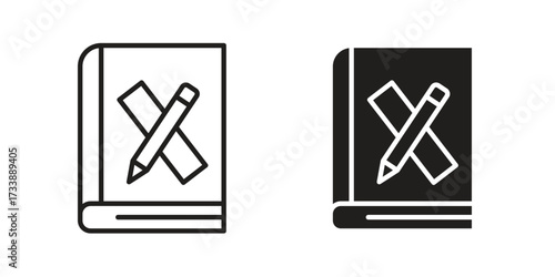 Brand guidelines icon. flat and stroke style Collection. simple symbol