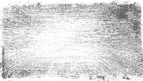 Grunge Sunburst Texture Background. Distressed Retro Radial Rays Explosion Overlay for vector Design, Old damage Dirty grainy and scratches. on transparent background.