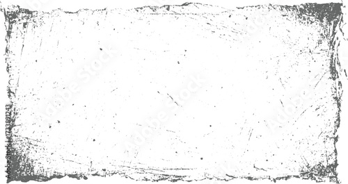 Black and White Grunge Wall frame with Rough Vintage Distressed Texture Urban Scratch Grunge  with Dust Overlay Distress Grain Texture vector design on transparent background.