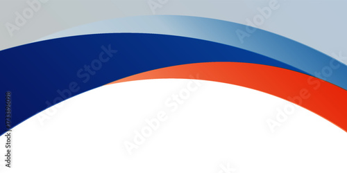 abstract banner background with blue, orange and gray wavy shapes.vector illustration design in eps 10.