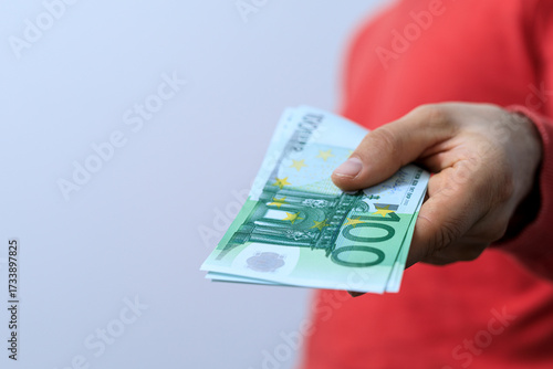 Close-up shot of a hand hol...
