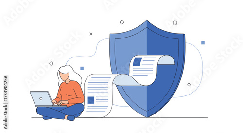 Securing digital information and personal data with robust protection systems.