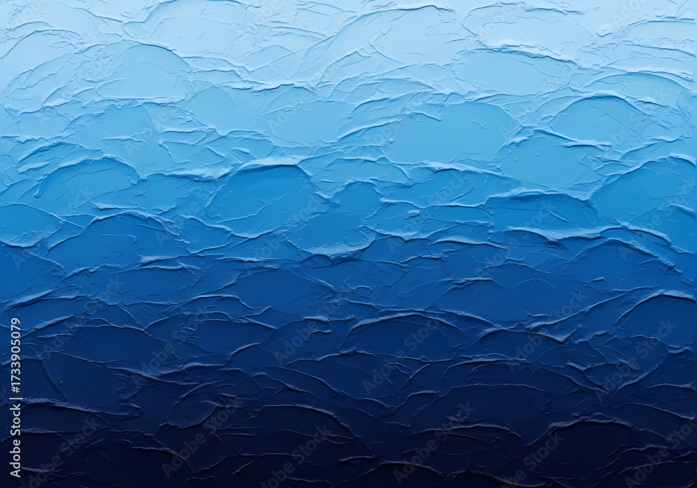 Obraz premium Abstract Blue Gradient Wave Texture, Smooth Fluid Pattern for Modern Design and Digital Backgrounds