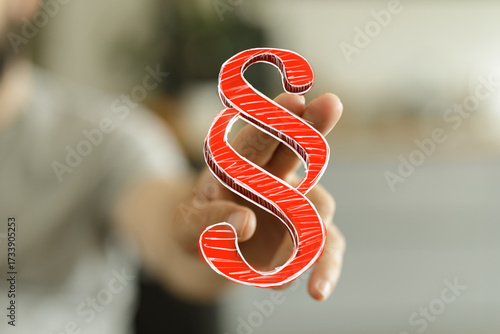 Conceptual image of a hand ...