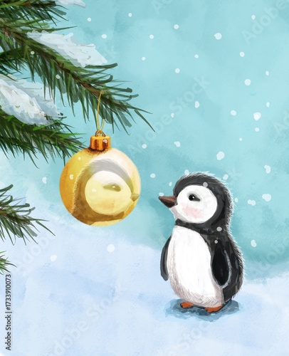 toy and penguin