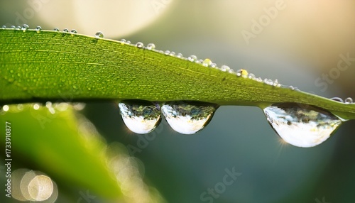 Nature S Lens Dewdrop On A Leaf