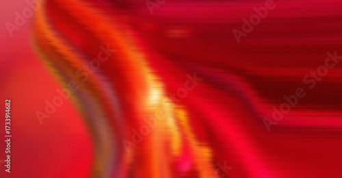 Red Orange Pink Abstract Background – Wavy Gradient Glow Motion Texture Art Design. red and yellow background
