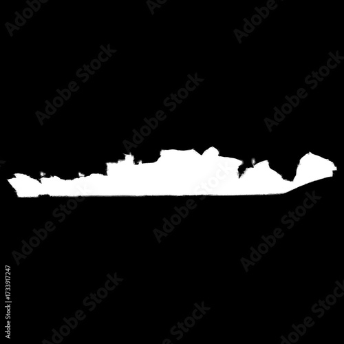 Isolated Rust Stain Texture – Alpha Channel PNG