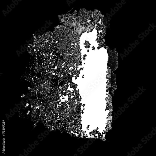 Isolated Rust Stain Texture – Alpha Channel PNG