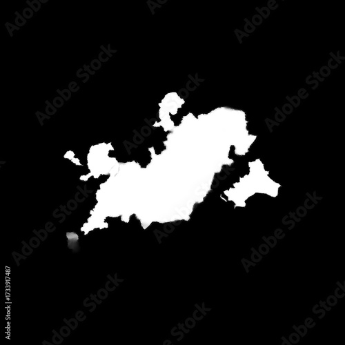 Isolated Rust Stain Texture – Alpha Channel PNG