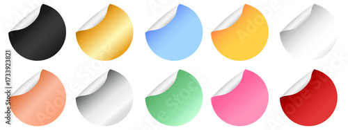  Vector labels for discounts and sales. Labels, stickers with text, and sale tags. Promo tag concept. Element for your design.